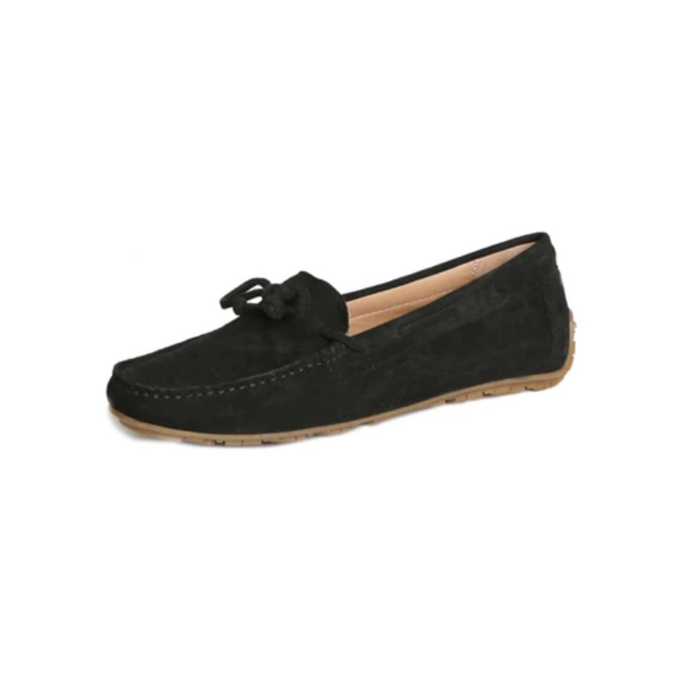 THE FLEXX Hallie Black Camoscio Loafers size 5.5 NWOT